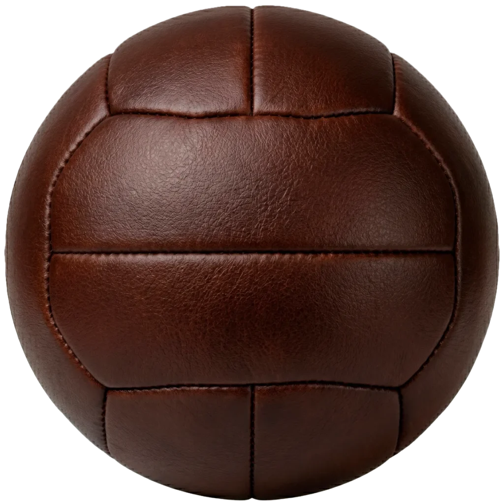 Balón 12 cascos personalizable en cuero natural