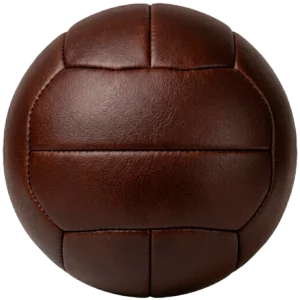 Balón 12 cascos personalizable en cuero natural