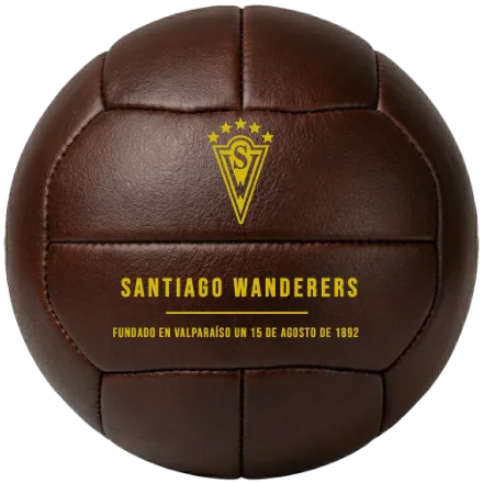 Balón 12 Cascos, personalizado con el escudo de Santiago Wanderers