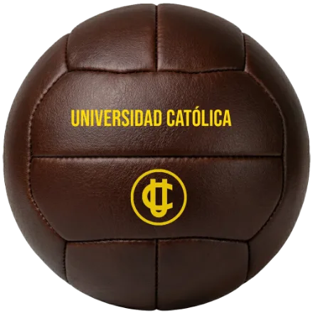 Balón 12 Cascos, personalizado con el escudo de Universidad Católica